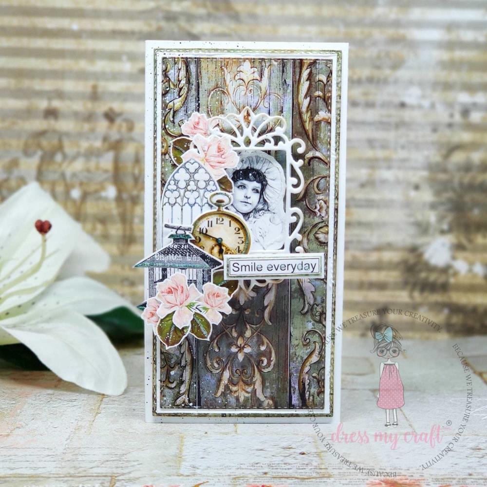 Dress My Craft Image Sheet 240gsm A4 -Timeless Beauty