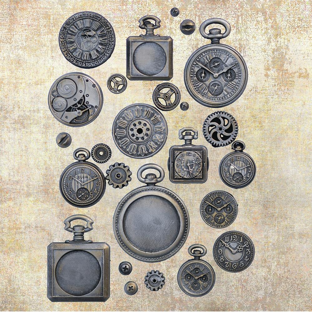 Finnabair Decor Moulds - Pocket Watches