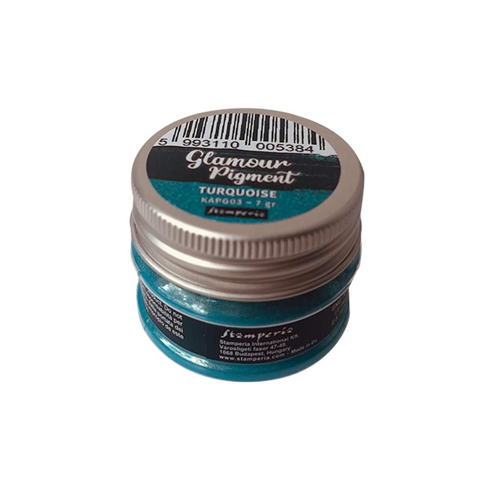 Stamperia Glamour Powder Pigment - Turquoise