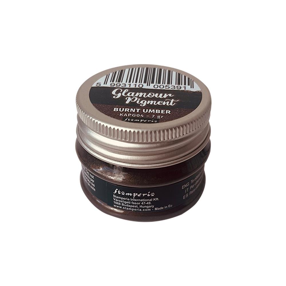 Stamperia Glamour Powder Pigment - Burnt Umber