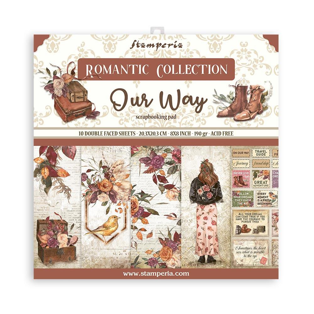 Stamperia Double-Sided Paper Pad - 8x8 - Our Way