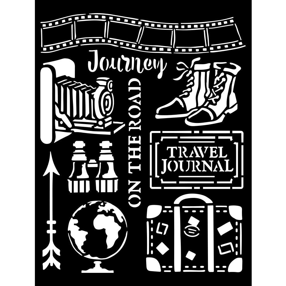 Stamperia - Our Way Stencil - Journey