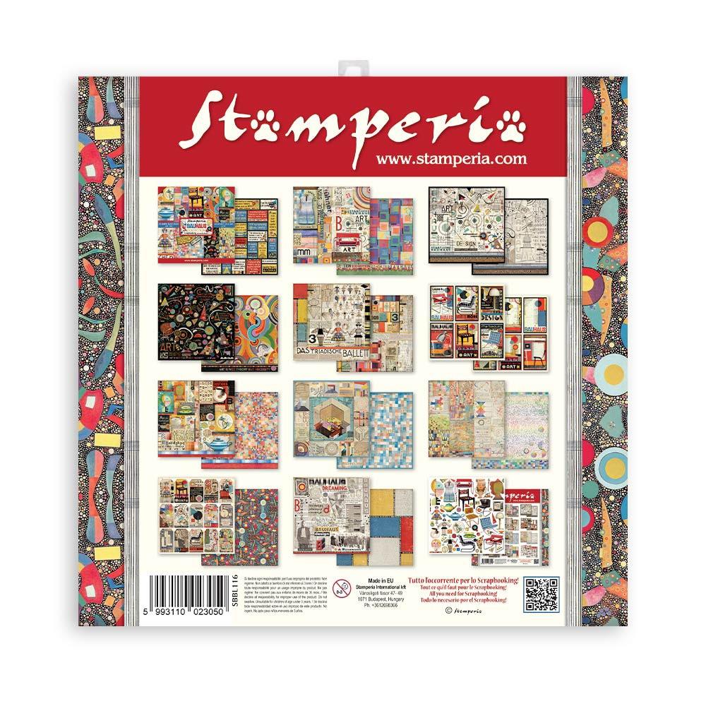 Stamperia Double-Sided Paper Pad - 12x12 - Bauhaus