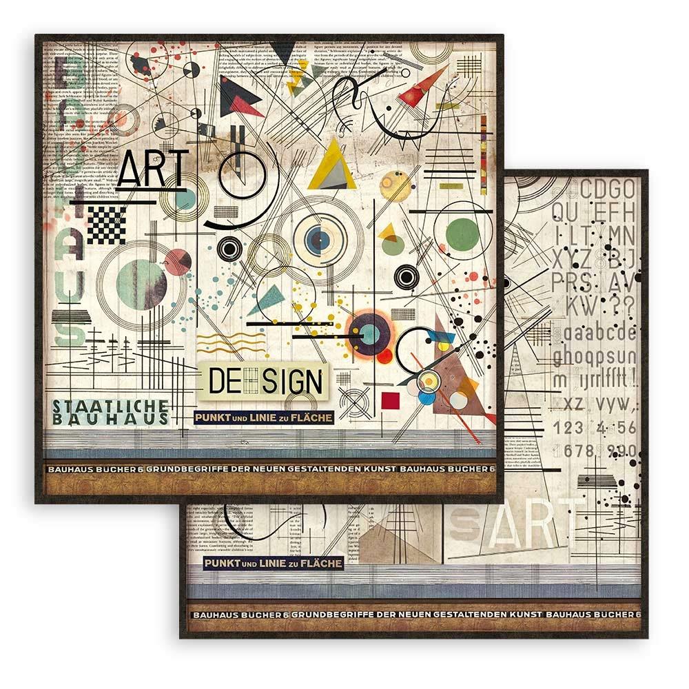 Stamperia Double-Sided Paper Pad - 12x12 - Bauhaus