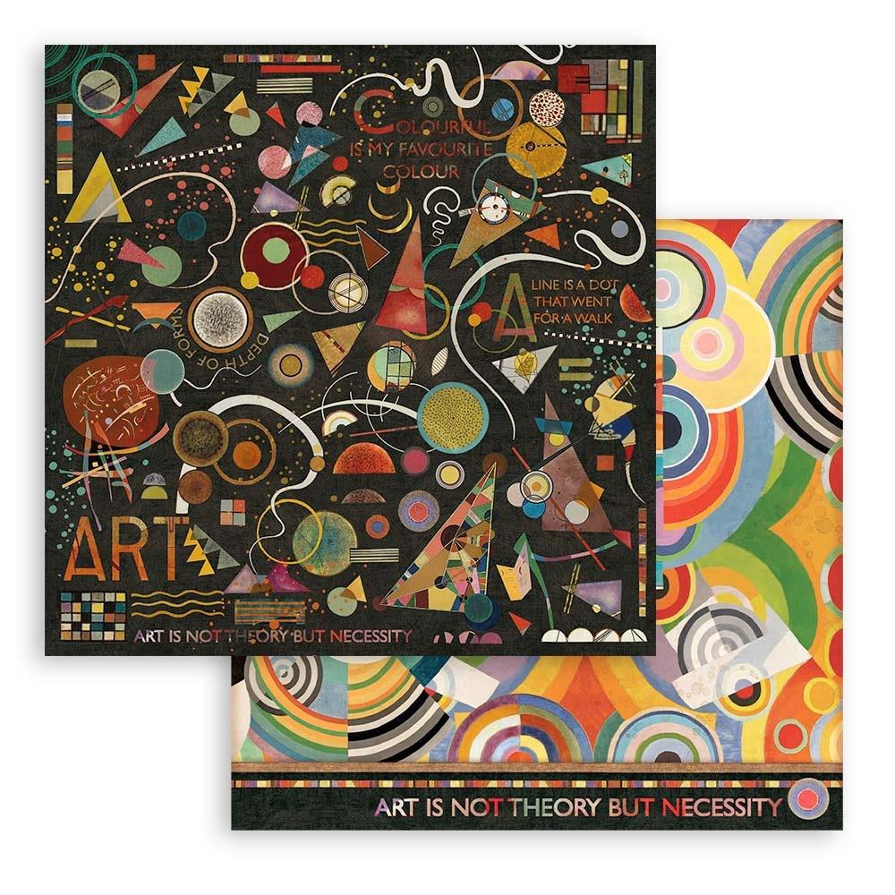 Stamperia Double-Sided Paper Pad - 12x12 - Bauhaus