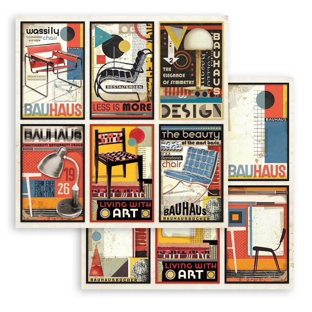 Stamperia Double-Sided Paper Pad - 12x12 - Bauhaus