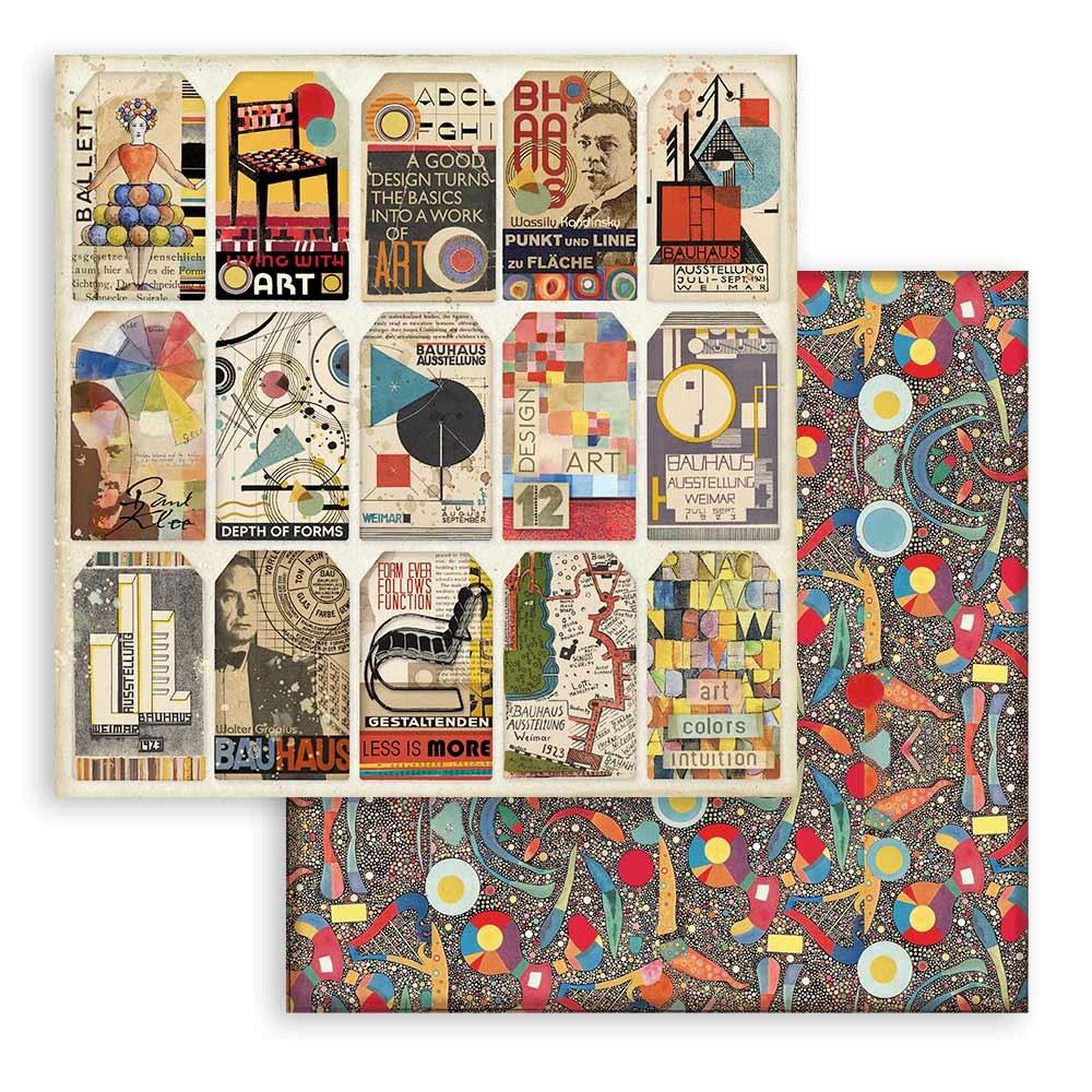 Stamperia Double-Sided Paper Pad - 12x12 - Bauhaus