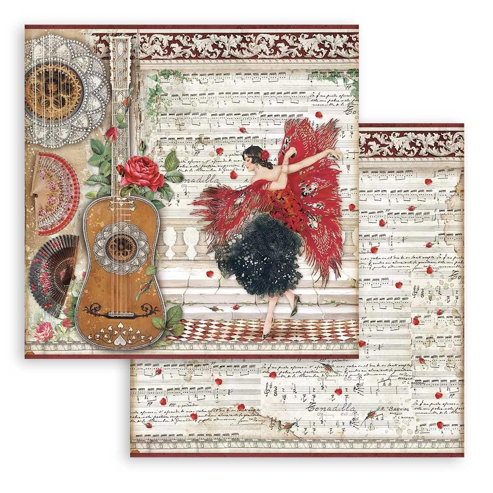 Stamperia Double-Sided Paper Pad - 6x6 - Desire
