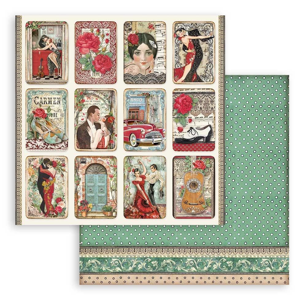 Stamperia Double-Sided Paper Pad - 6x6 - Desire