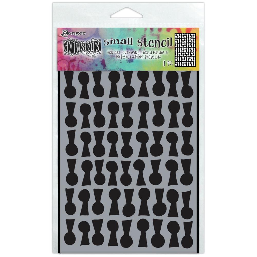 Dyan Reaveley's Dylusions - Stencils 5X8 - Lock 'n' Roll