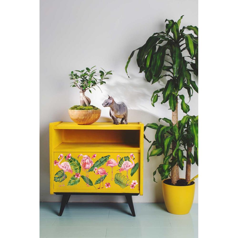 Prima Marketing Re-Design Decor Transfers - Flamingo Pink