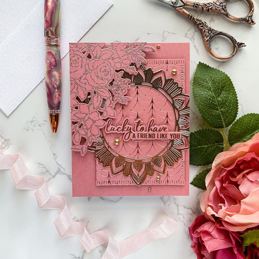 Pinkfresh Studio Slimline Die Set - Ornate Circle