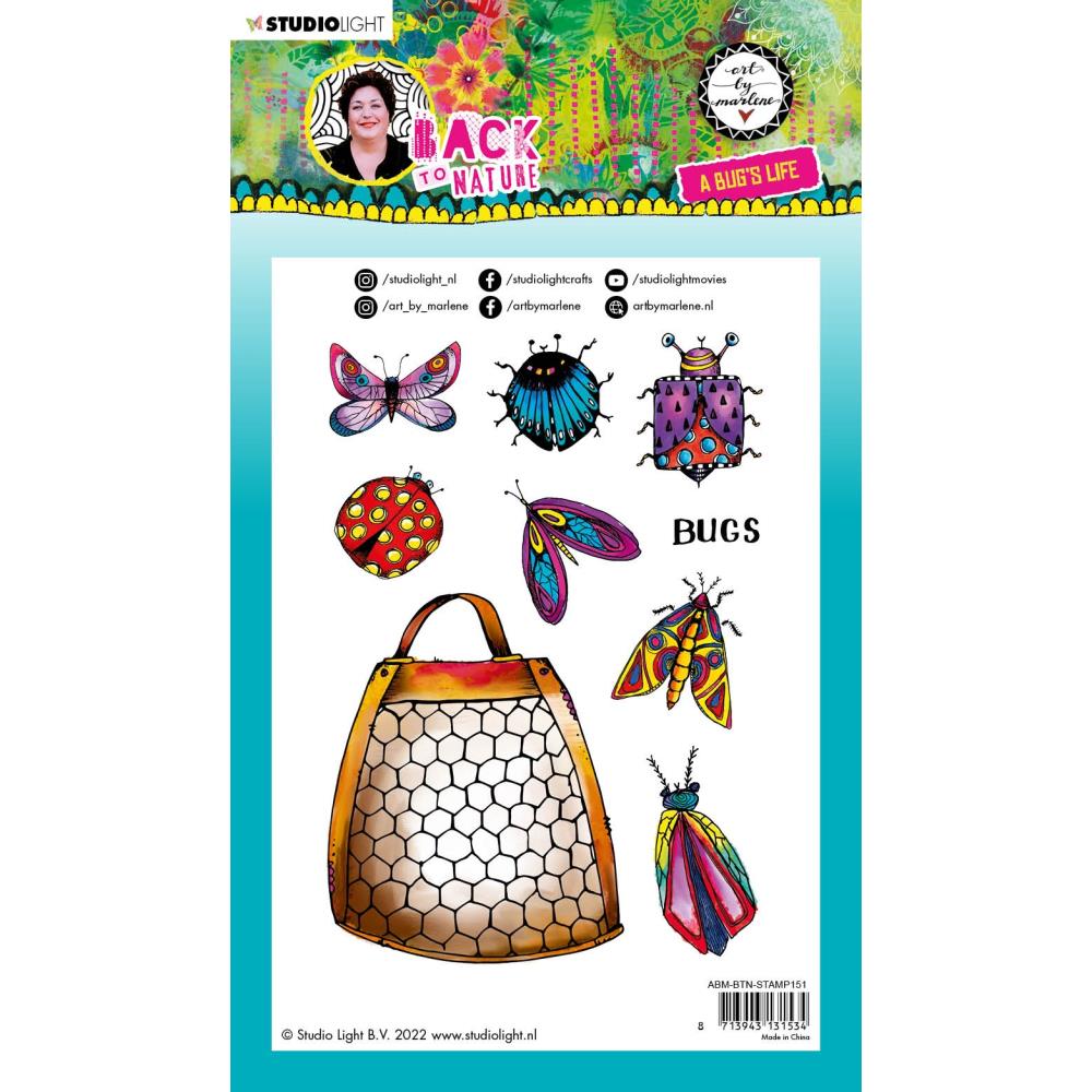 Art By Marlene Back To Nature Clear Stamps - A Bug's Life