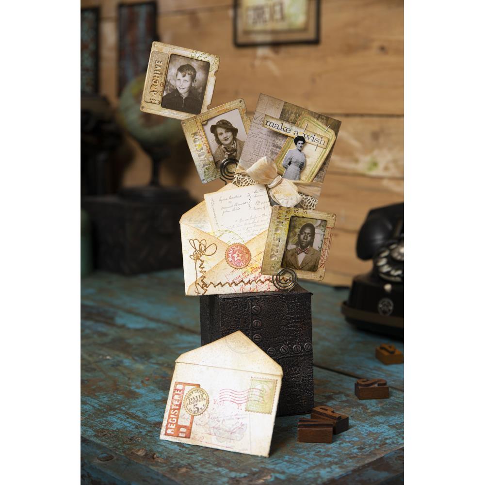 Sizzix Thinlits Dies By Tim Holtz - Postale