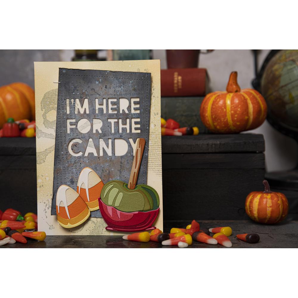 Sizzix Thinlits Dies By Tim Holtz - Bold Text Halloween