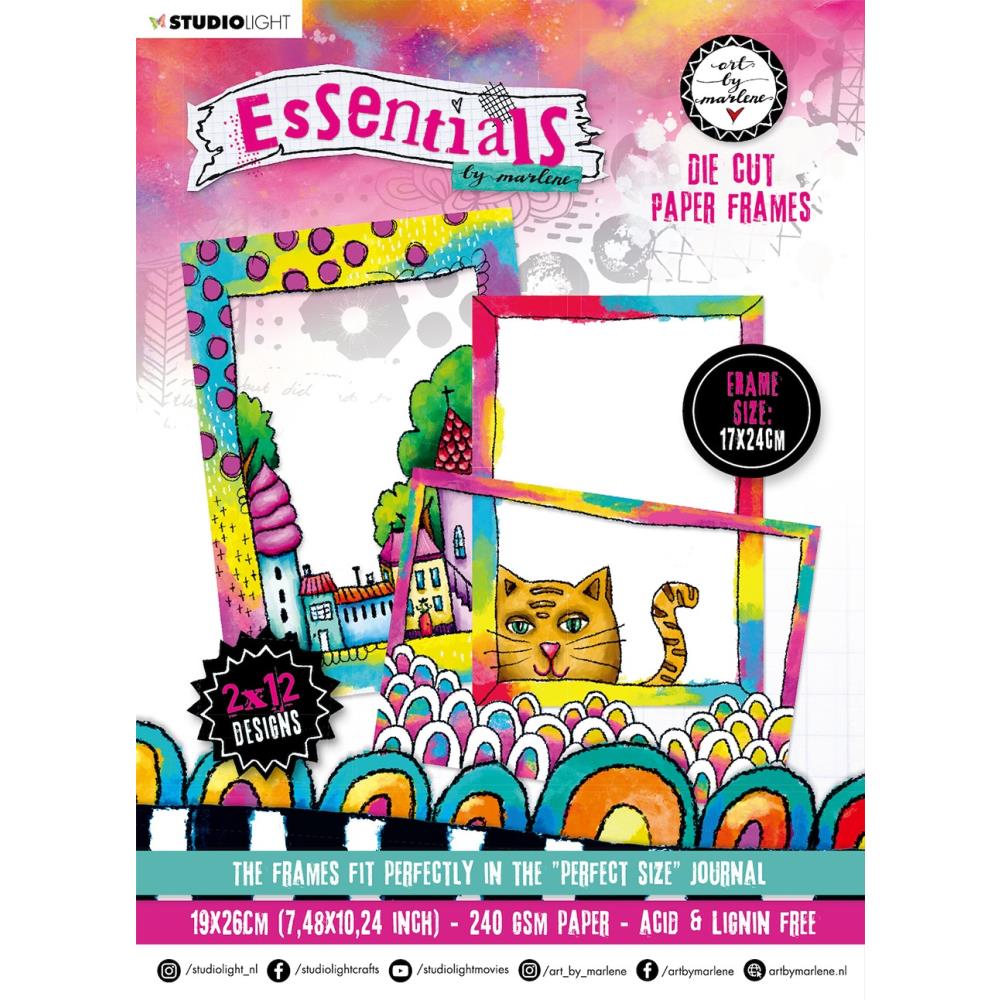 Studio Light Art By Marlene Essentials Die-Cut Block - Paper Frames
