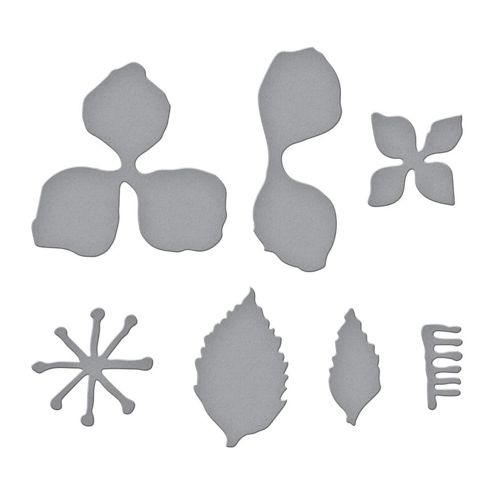 Spellbinders Etched Die - Helleborus - Winter Garden