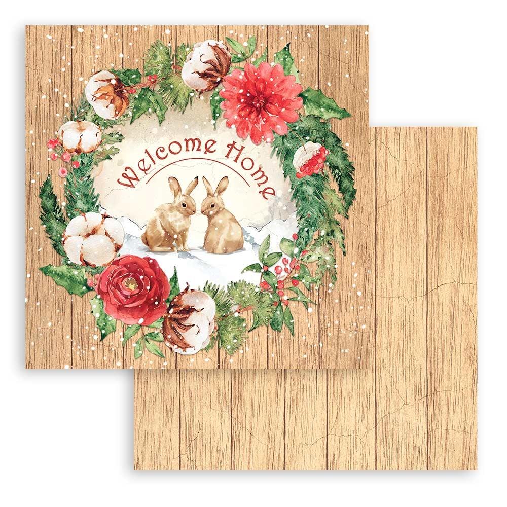 Stamperia Double-Sided Paper Pad - 12x12 - Home For The Holidays