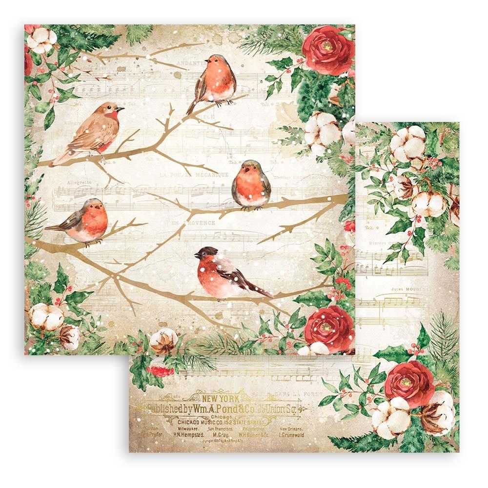 Stamperia Double-Sided Paper Pad - 12x12 - Home For The Holidays