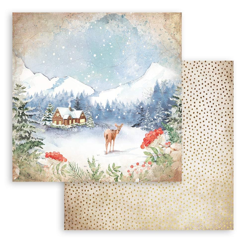 Stamperia Double-Sided Paper Pad - 12x12 - Home For The Holidays