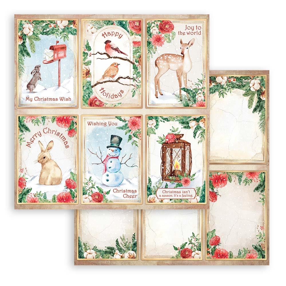 Stamperia Double-Sided Paper Pad - 12x12 - Home For The Holidays