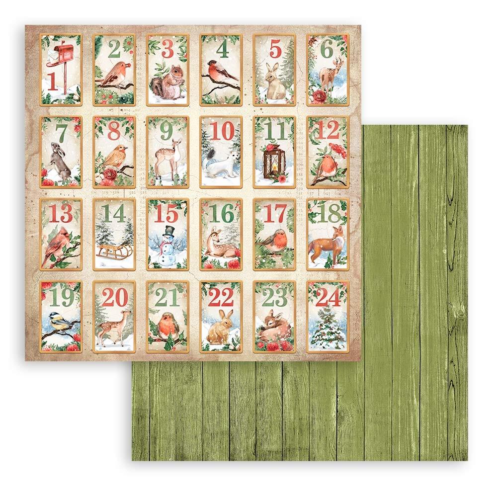 Stamperia Double-Sided Paper Pad - 12x12 - Home For The Holidays