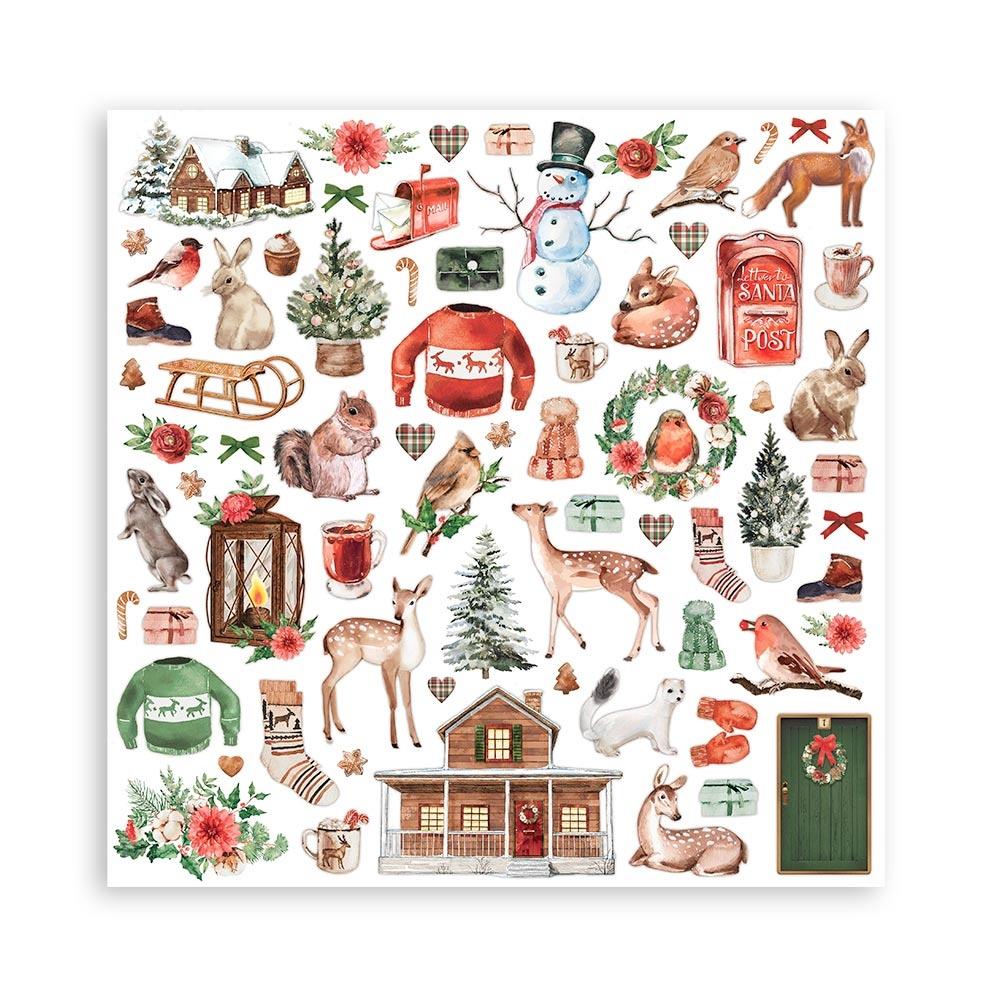 Stamperia Double-Sided Paper Pad - 12x12 - Home For The Holidays
