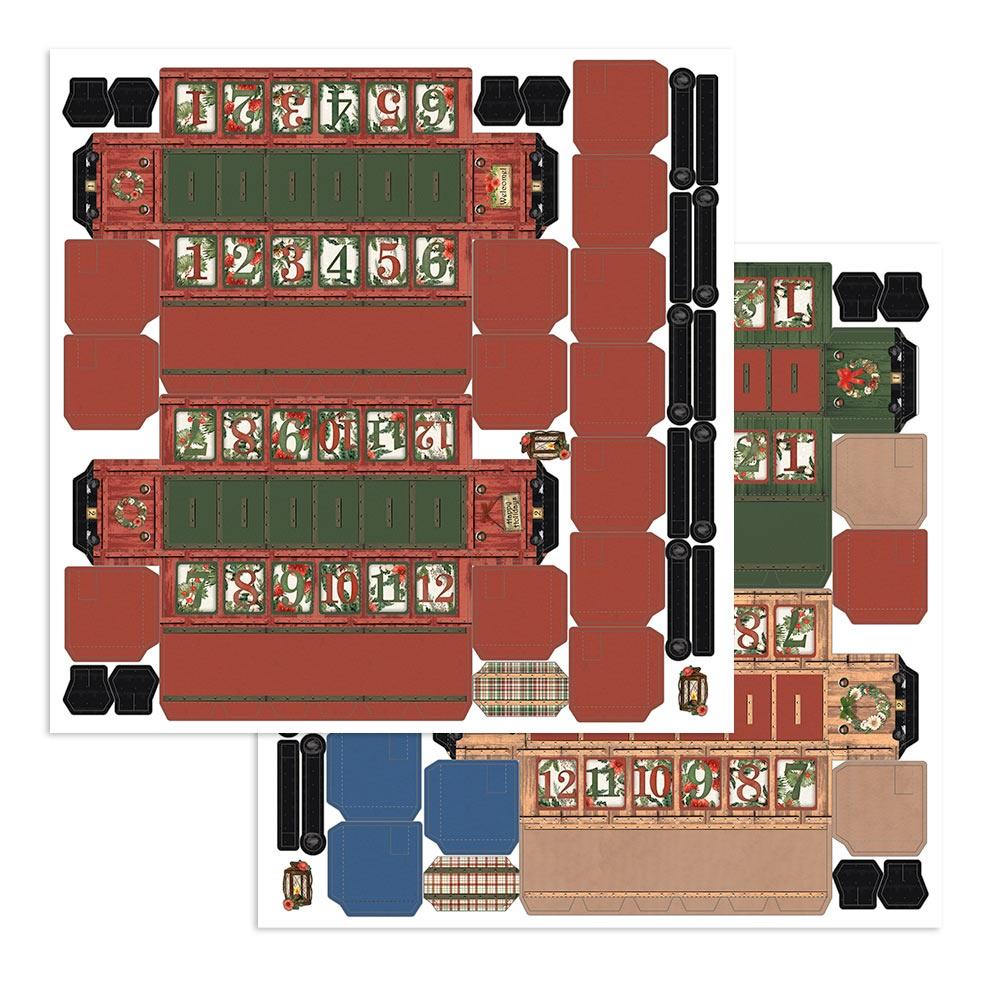 Stamperia Pop-Up Paper Kit - Home For The Holidays