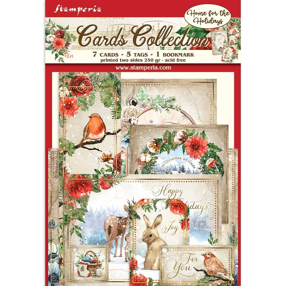 Stamperia Cards Collection - Home For The Holidays