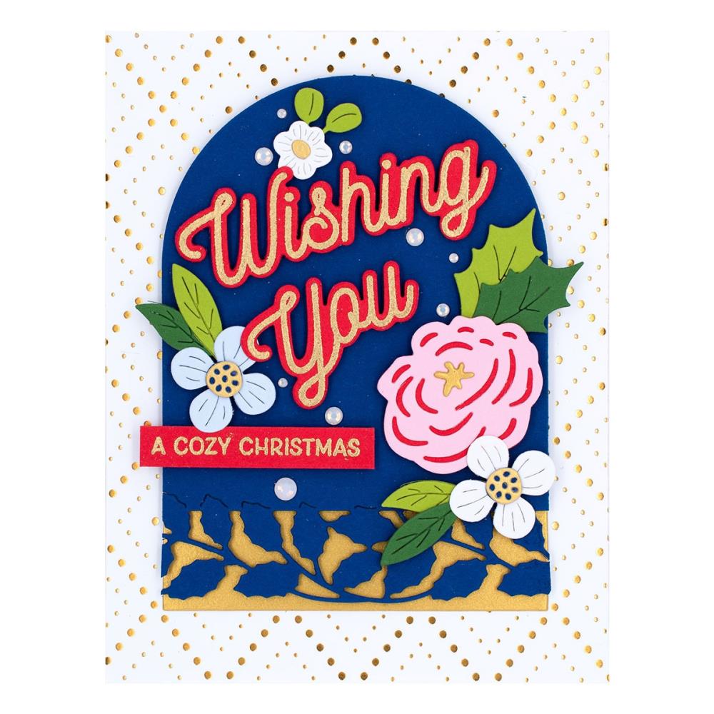 Spellbinders Glimmer Hot Foil Plate - Dazzling Diamonds - Tinsel Time