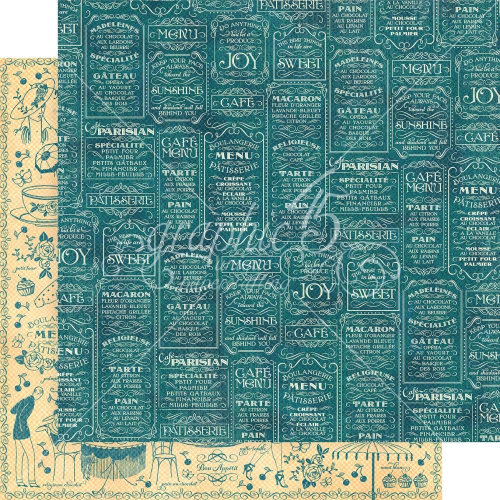 Graphic 45 - 8x8 Paper Pad - Cafe Parisian