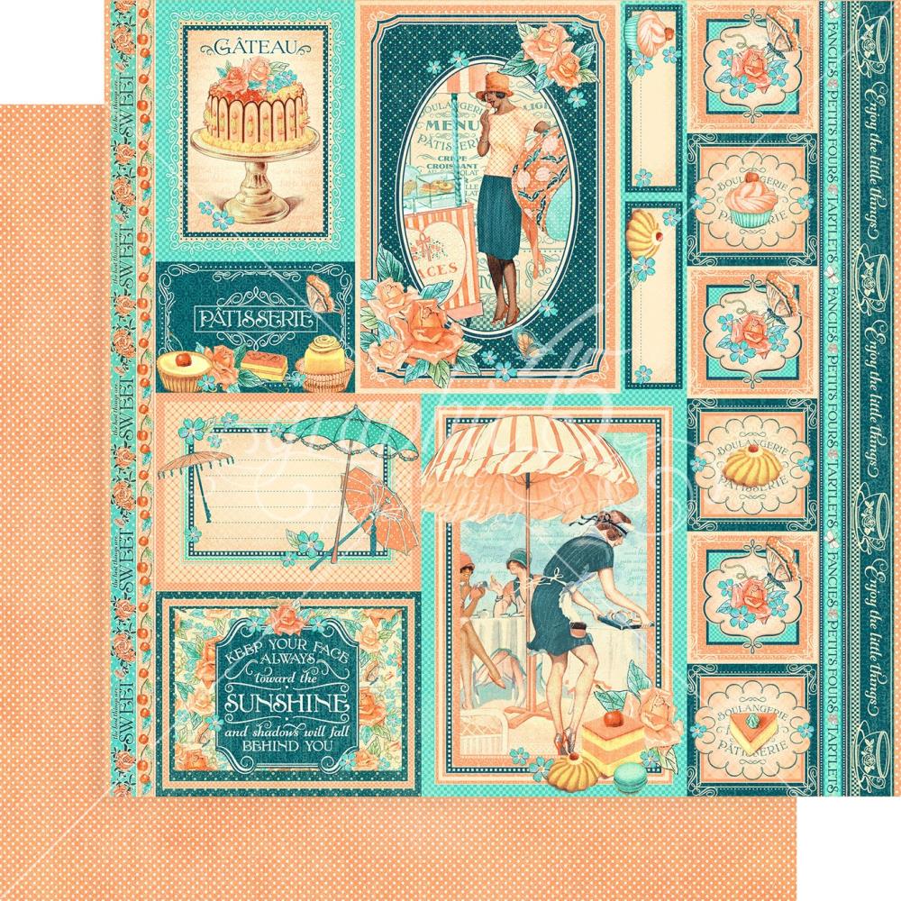 Graphic 45 - 8x8 Paper Pad - Cafe Parisian