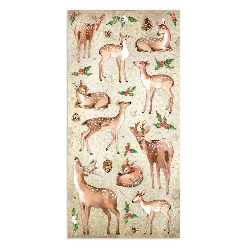 Stamperia Collectables Double-Sided Paper 6X12 - Home For The Holidays