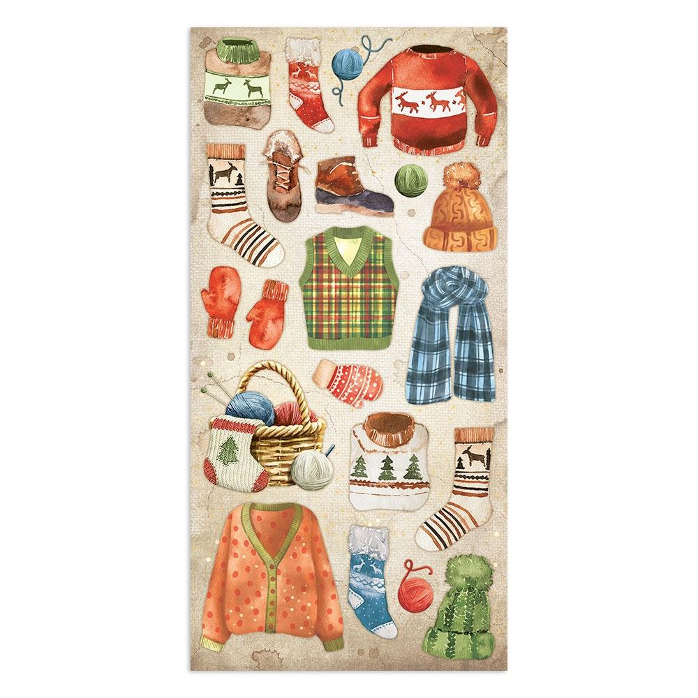 Stamperia Collectables Double-Sided Paper 6X12 - Home For The Holidays