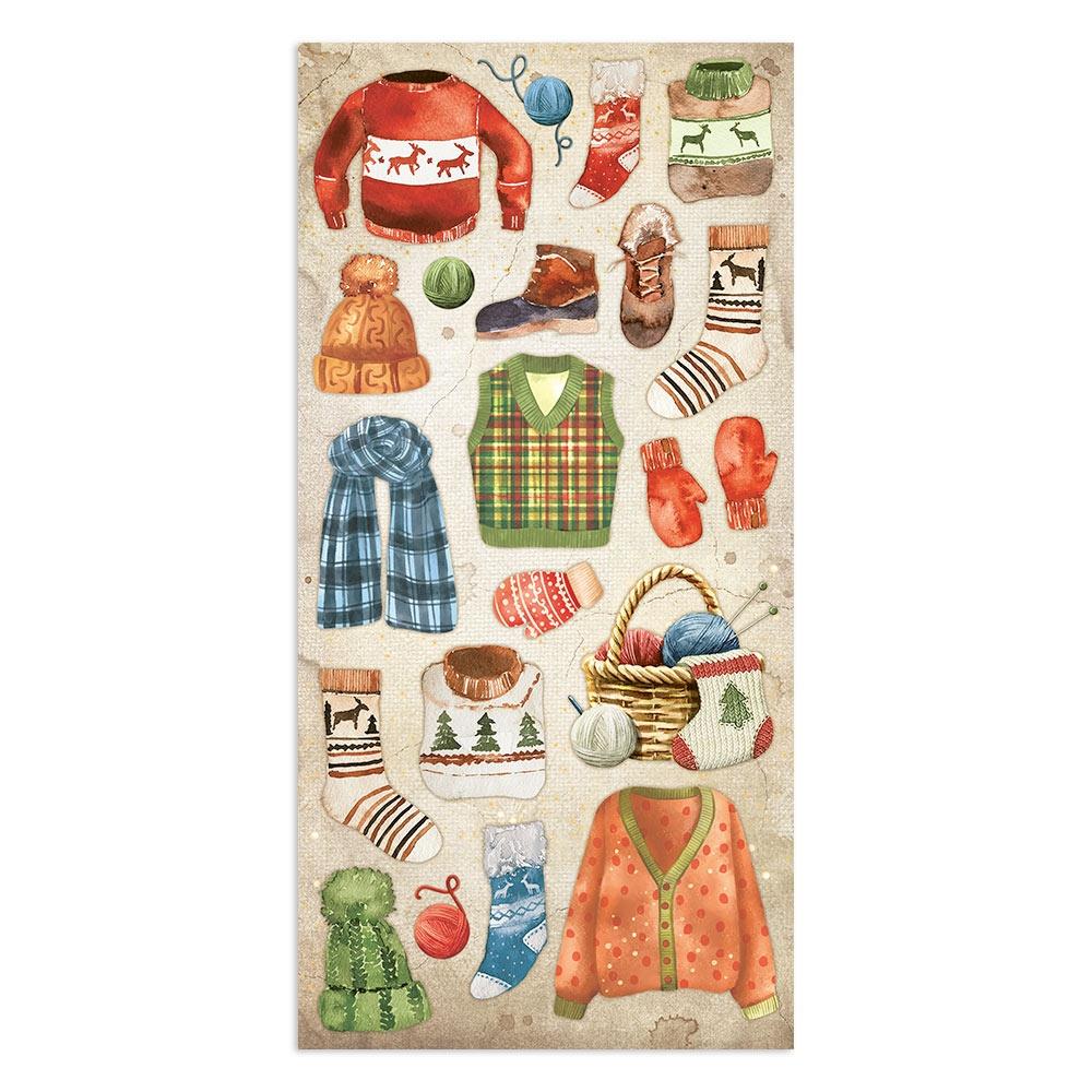 Stamperia Collectables Double-Sided Paper 6X12 - Home For The Holidays