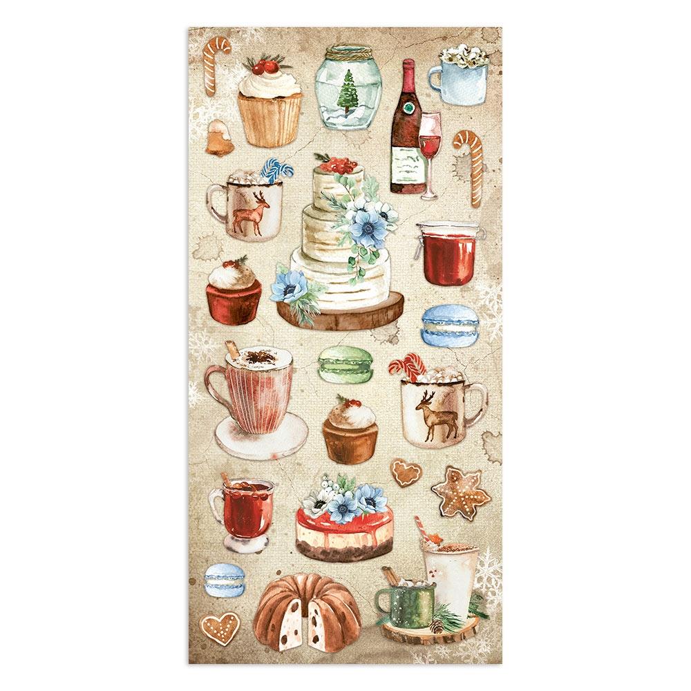 Stamperia Collectables Double-Sided Paper 6X12 - Home For The Holidays