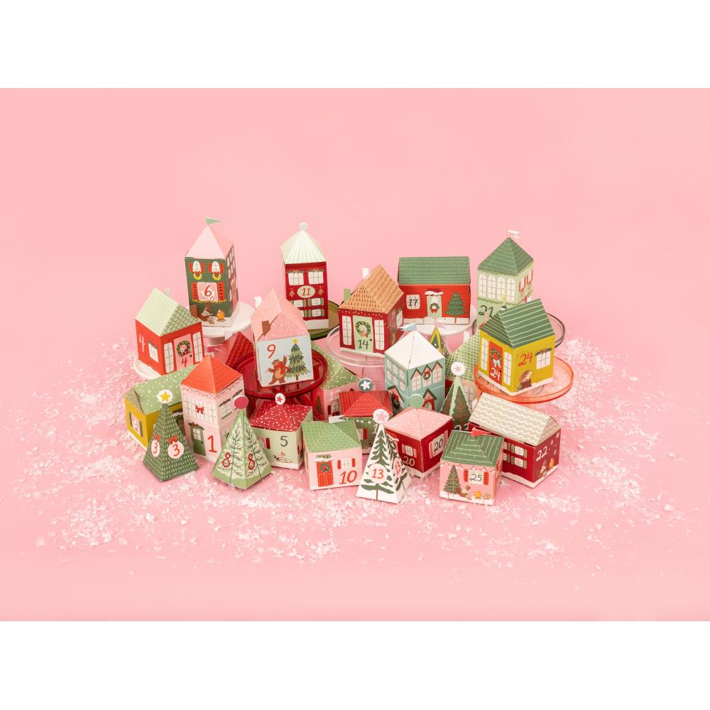 Mittens & Mistletoe Advent Calendar 25 Houses