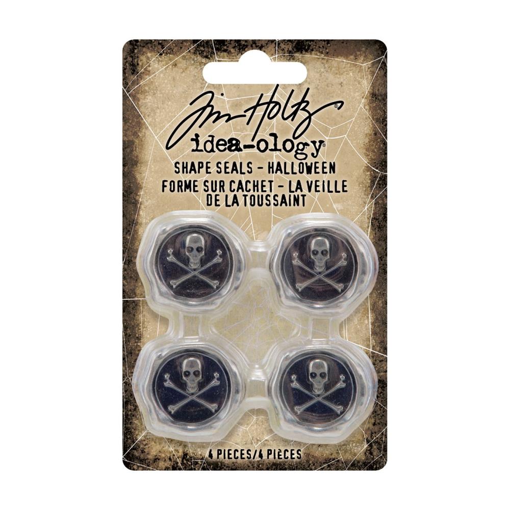 Idea-Ology Metal Shape Seals - Halloween 4 pack