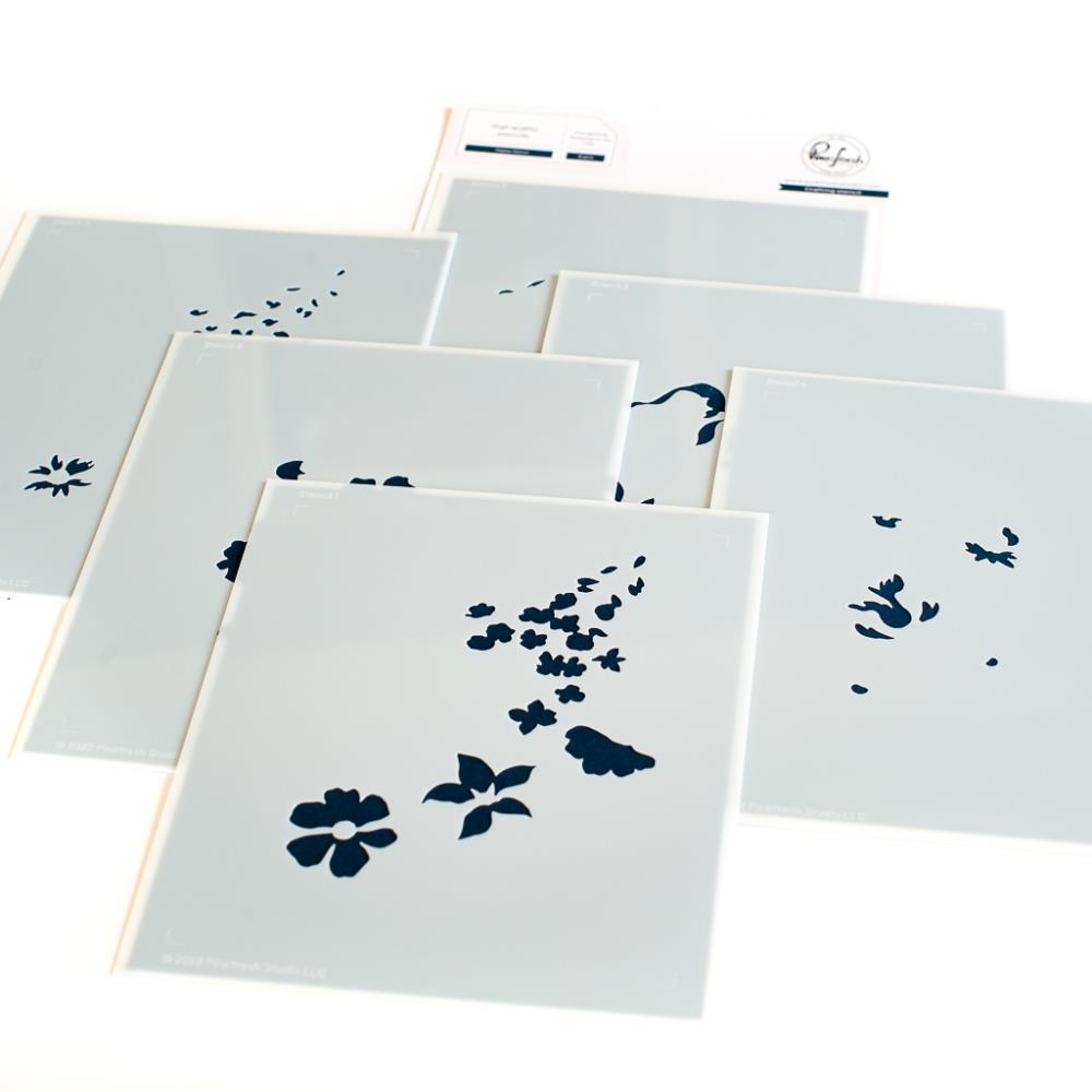 Pinkfresh Studio Stencils - Happy Dance Layering