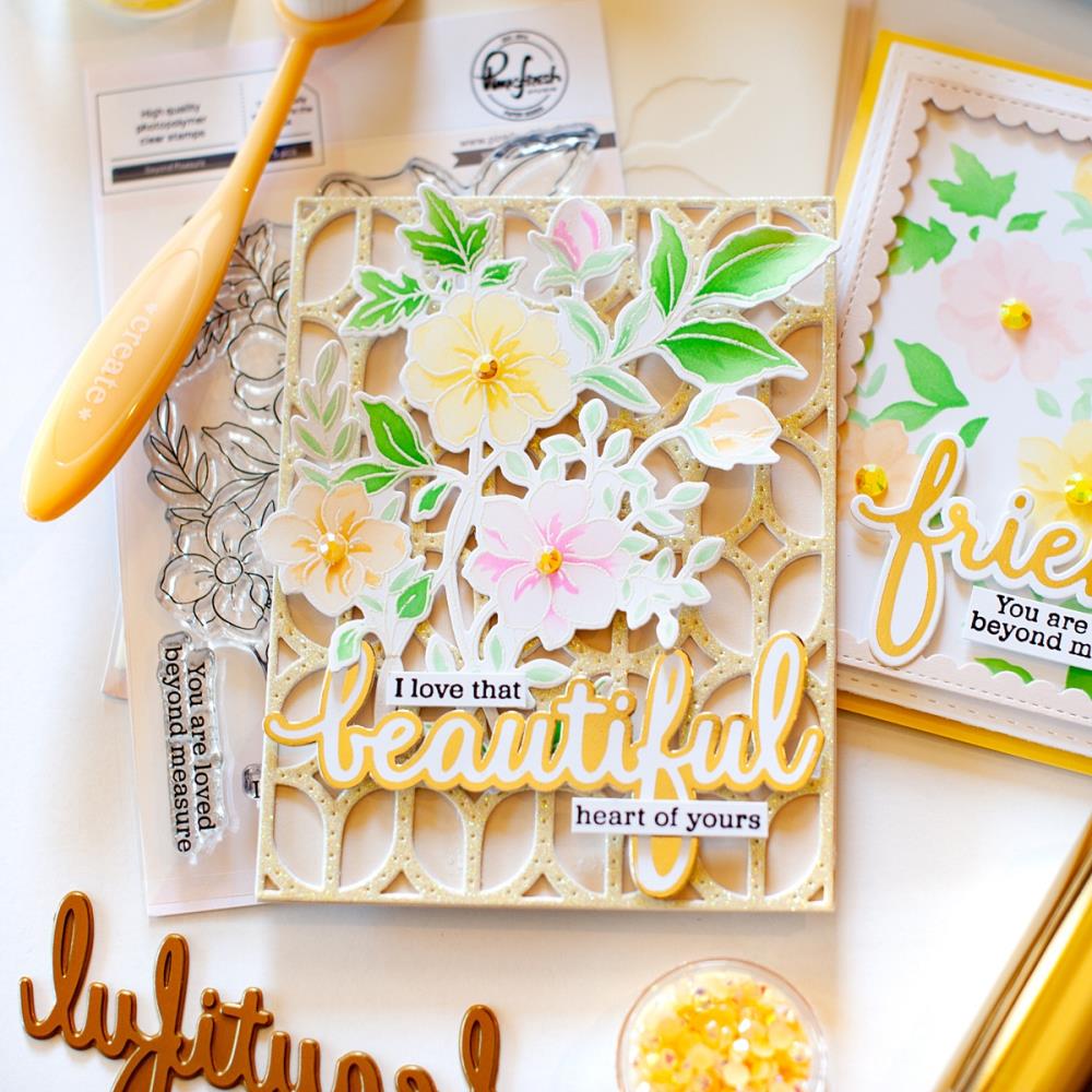 Pinkfresh Studio Stencils - Beyond Measure Layering