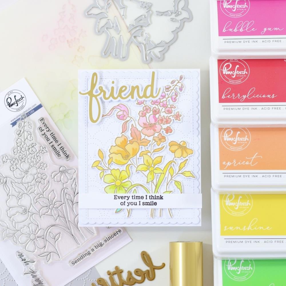 Pinkfresh Studio Clear Stamp Set - Happy Dance