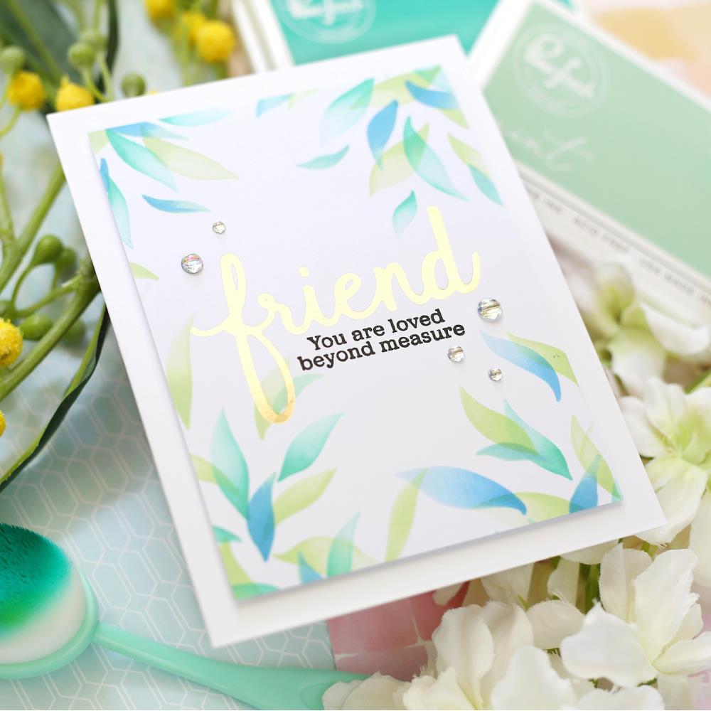 Pinkfresh Studio Stencils - Leafy Backgrounds Layering