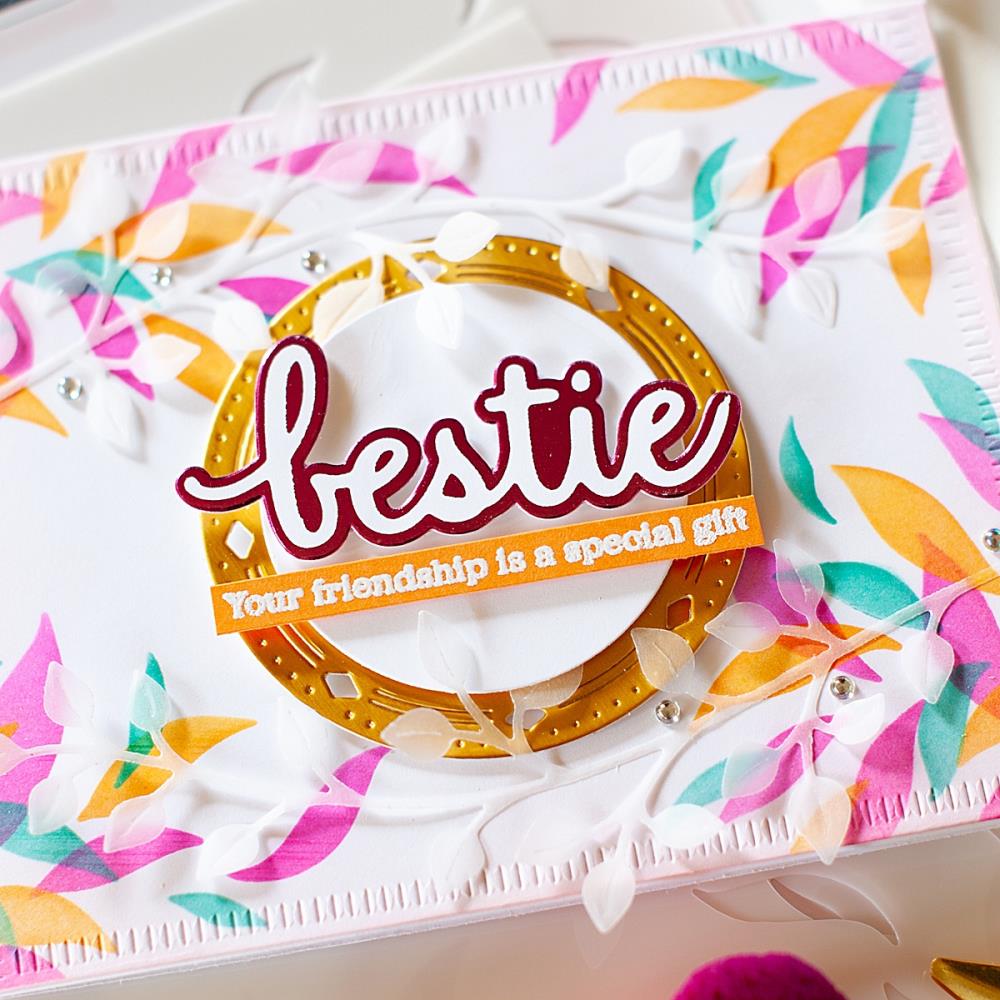Pinkfresh Studio Hot Foil Plate - Sentiment Suite: Hello