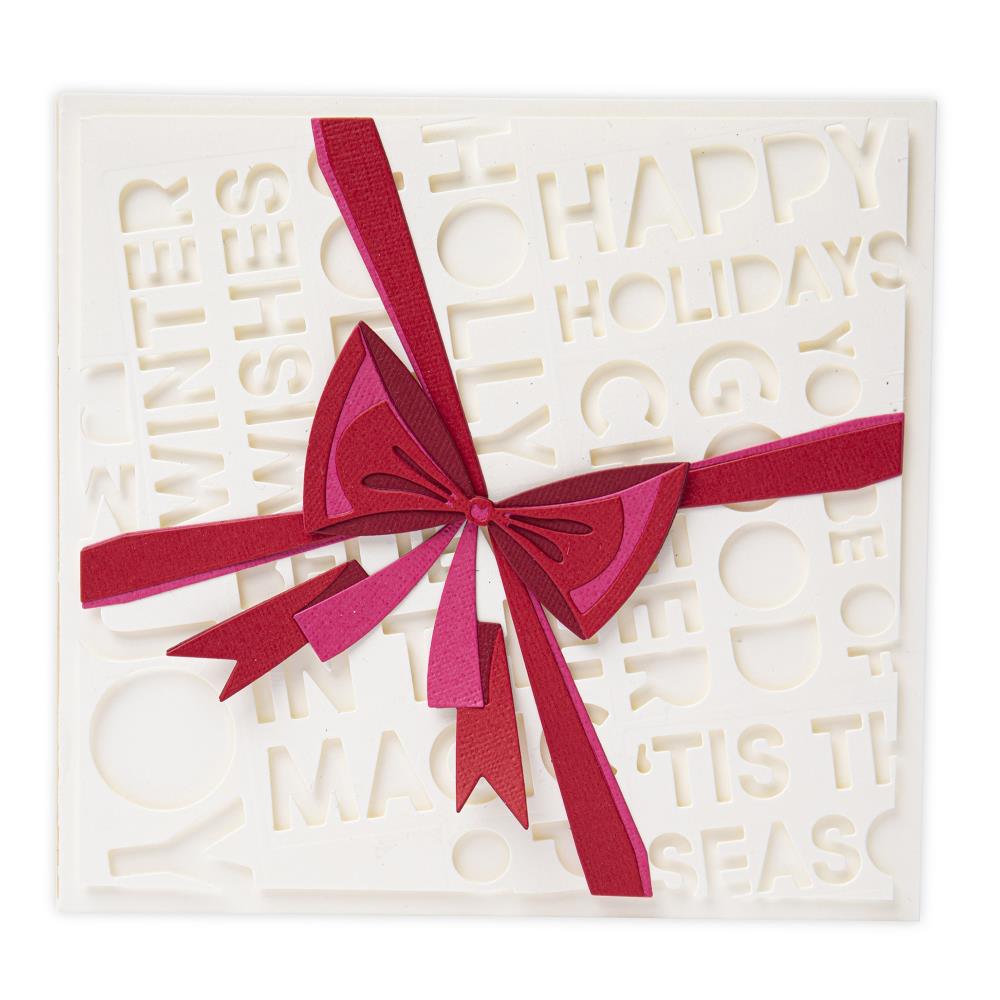 Sizzix Thinlits Dies By Tim Holtz - Bold Text Christmas