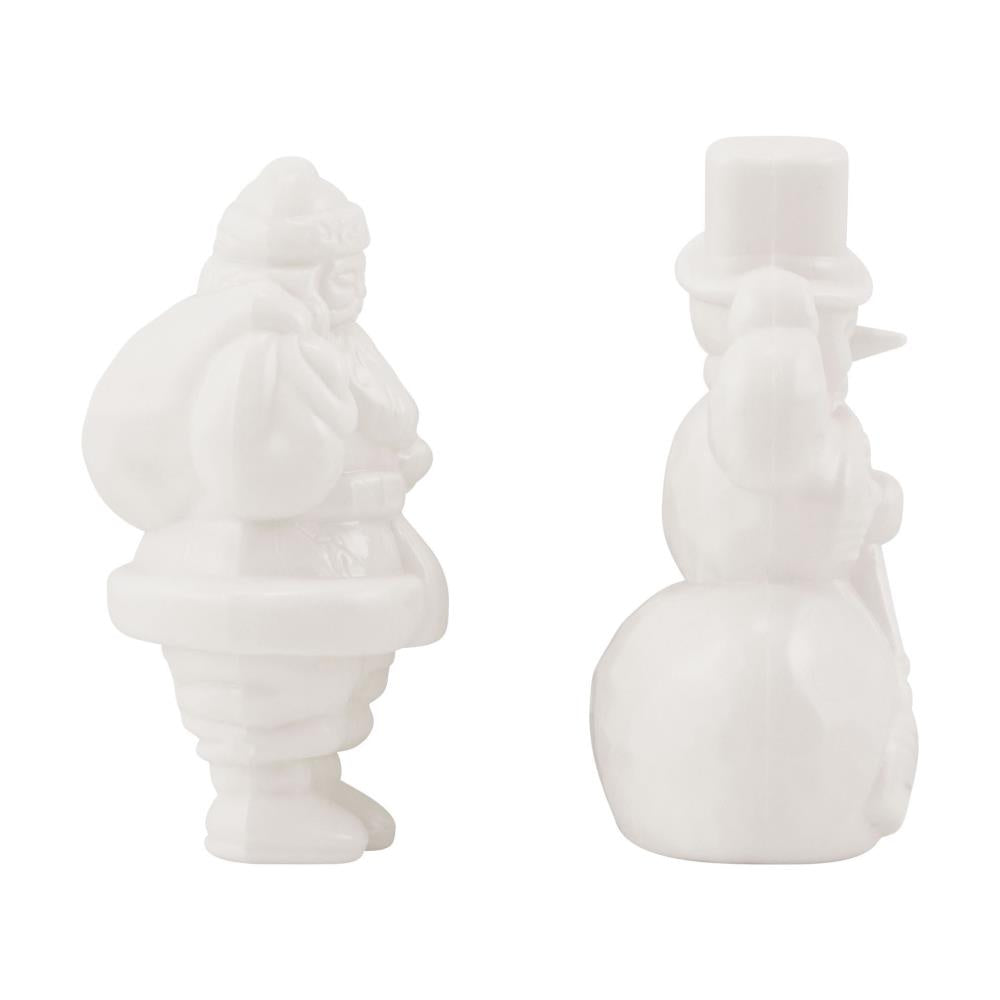 Idea-Ology Salvaged Santa & Snowman