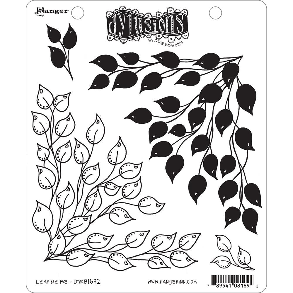 Dyan Reaveley's Dylusions Cling Stamp Collections - Leaf Me Be