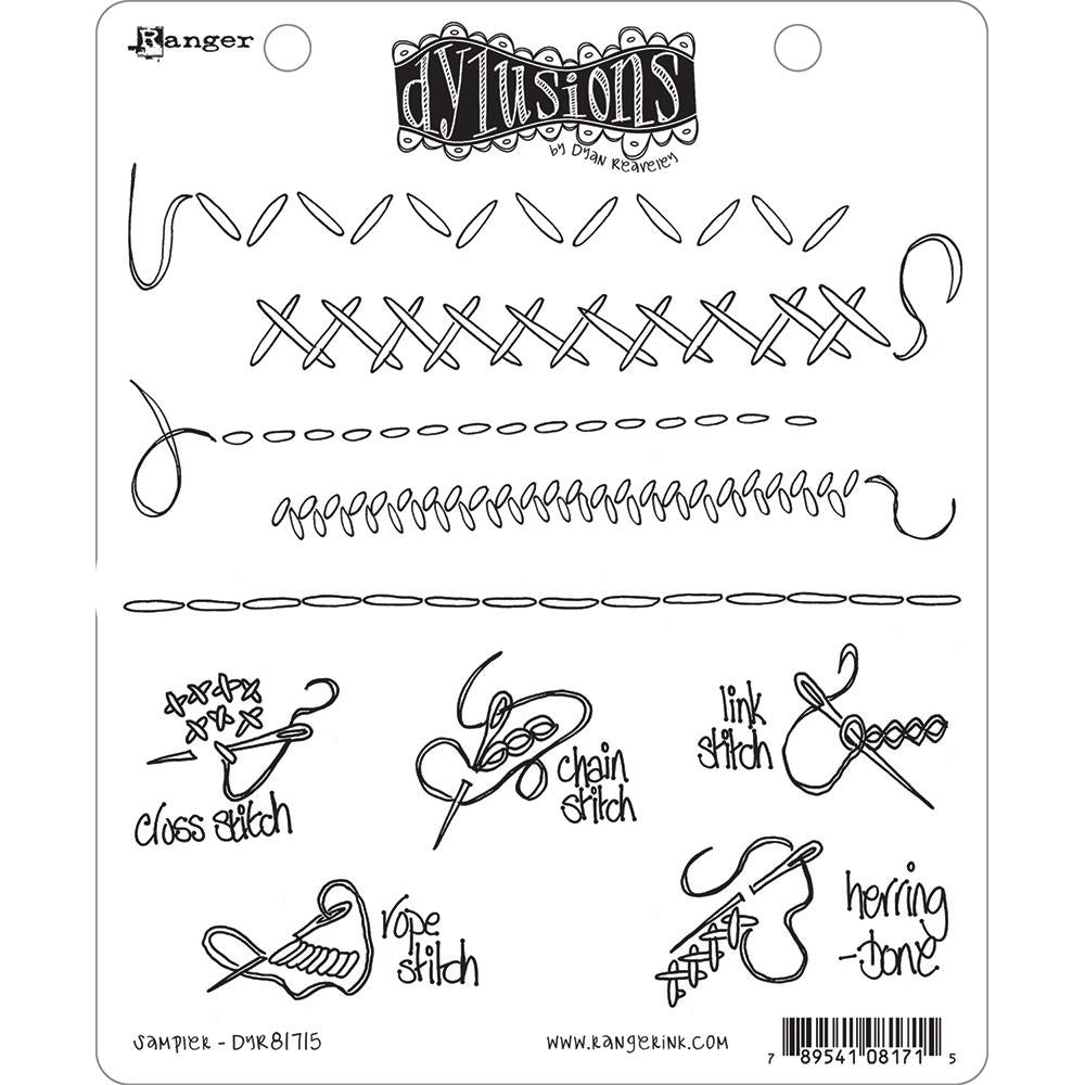 Dyan Reaveley's Dylusions Cling Stamp Collections - Sampler