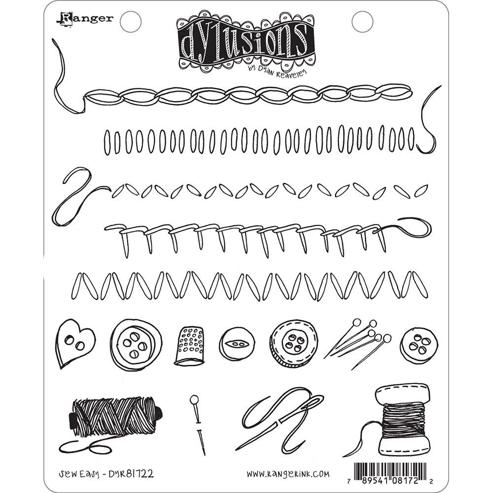 Dyan Reaveley's Dylusions Cling Stamp Collections - Sew Easy