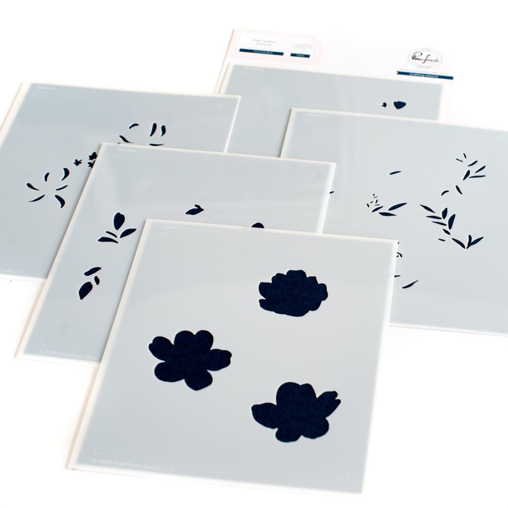 Pinkfresh Studio Stencils - You're The Best Layering