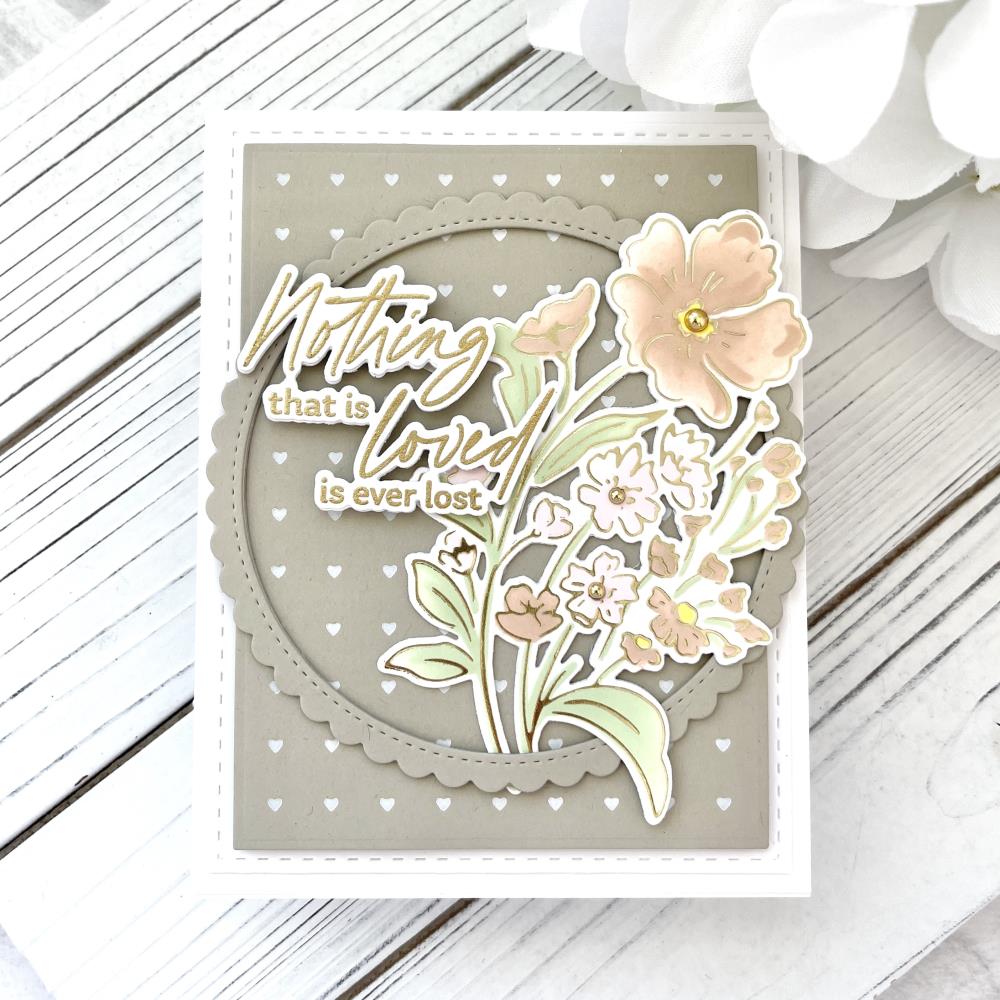 Pinkfresh Studio Hot Foil Plate - With Sympathy